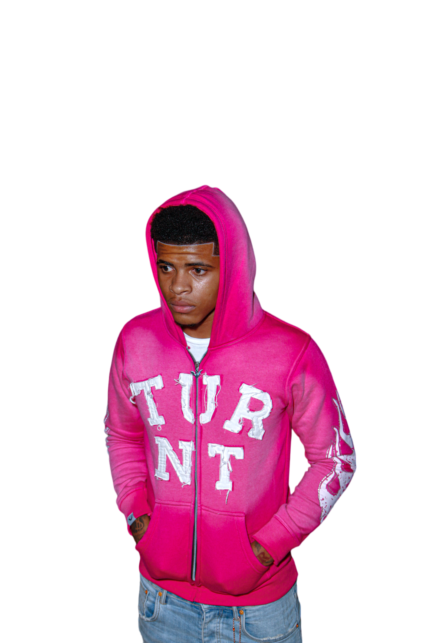 TURNT UNIVERSITY ZIPUP (PINK)