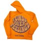 “ORANGE & BROWN” FUND$ OVER FEELINGZ OVERSIZED CROPPED HOODIES