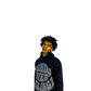 “BLACK” FUND$ OVER FEELINGZ OVERSIZED CROPPED HOODIES